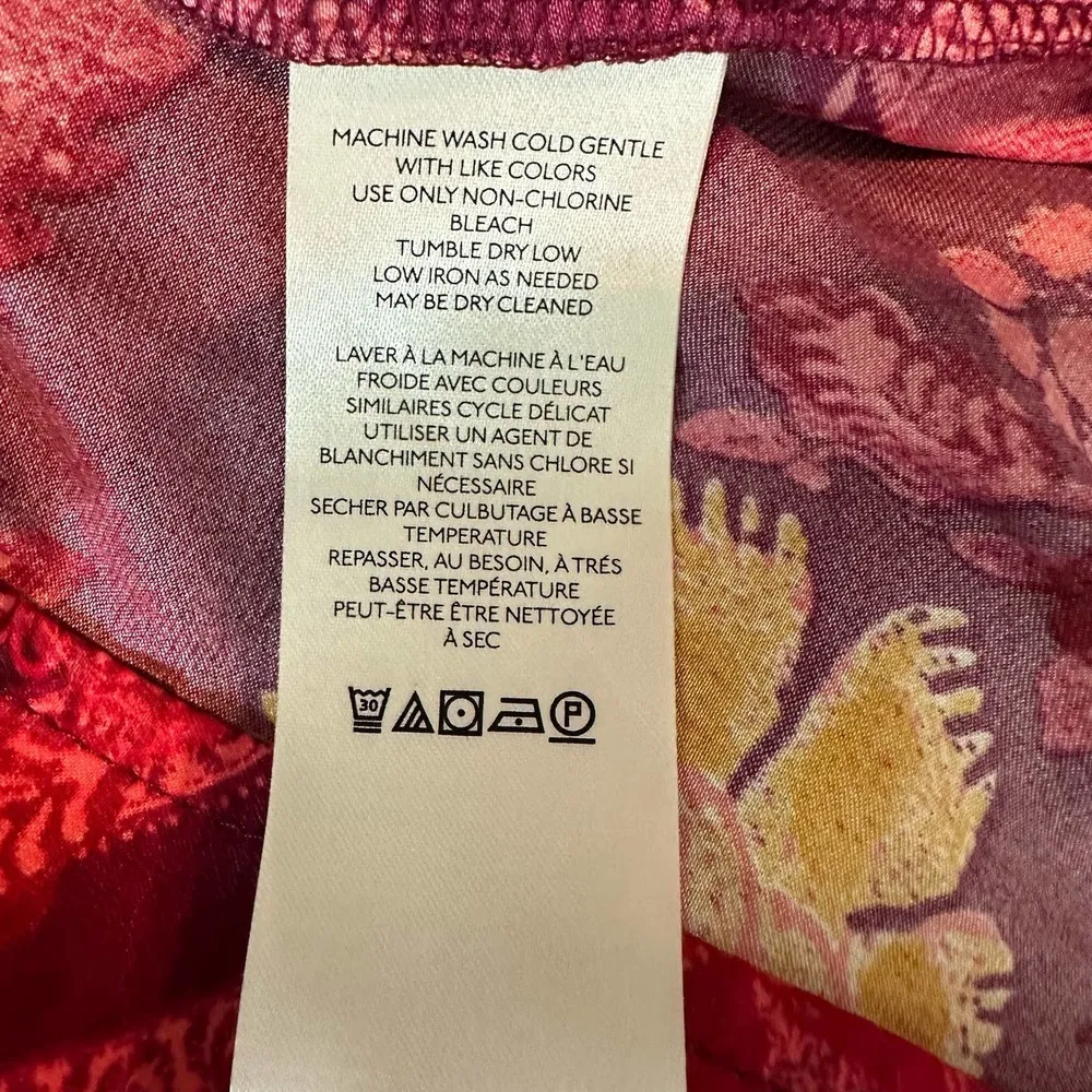 Free People Luca Floral Halter Neck Wide Leg Jumpsuit Size Small - Image 7