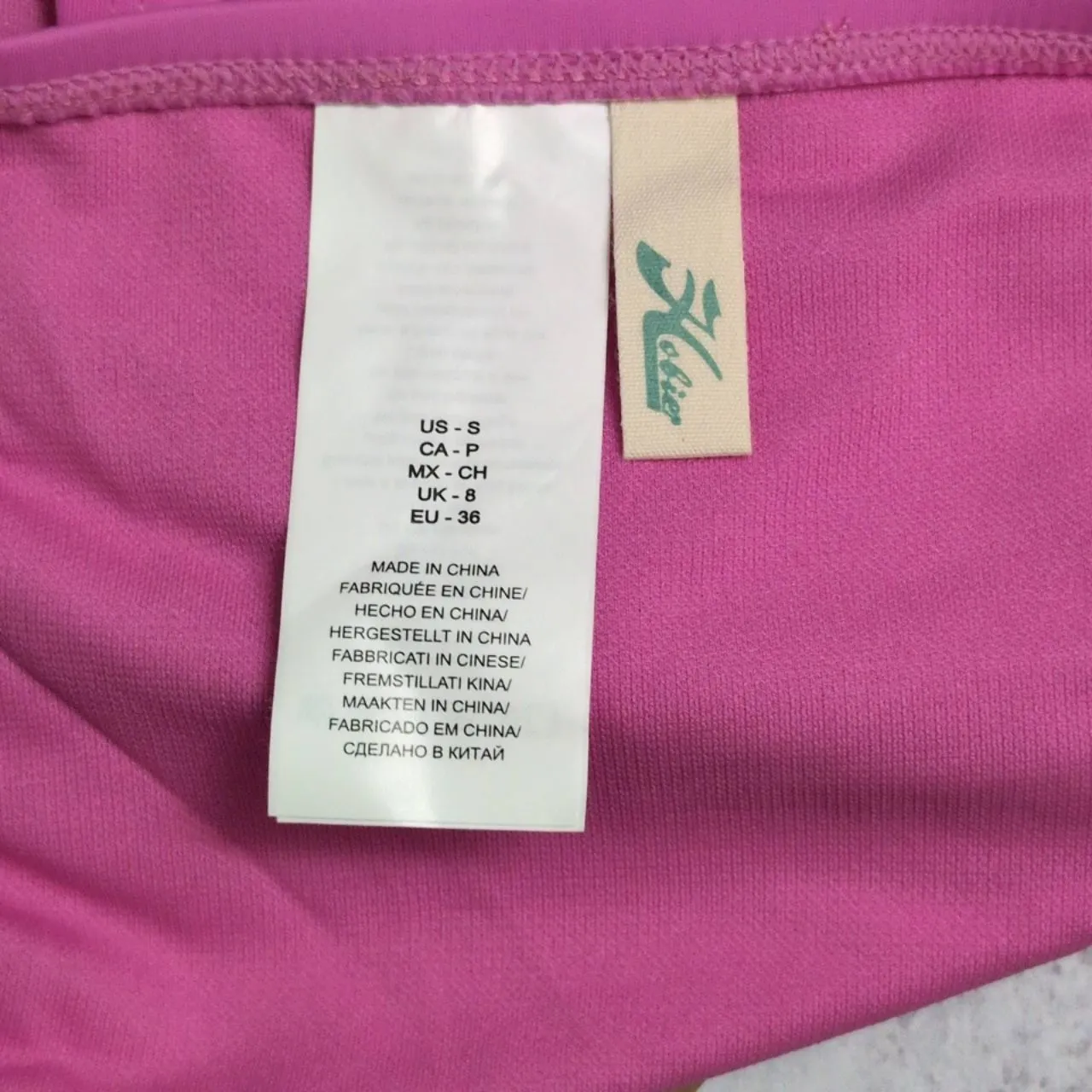 NWT Hobie Pink Side Ties Bikini Hipster Swimwear Bottom Swim Small - Image 8