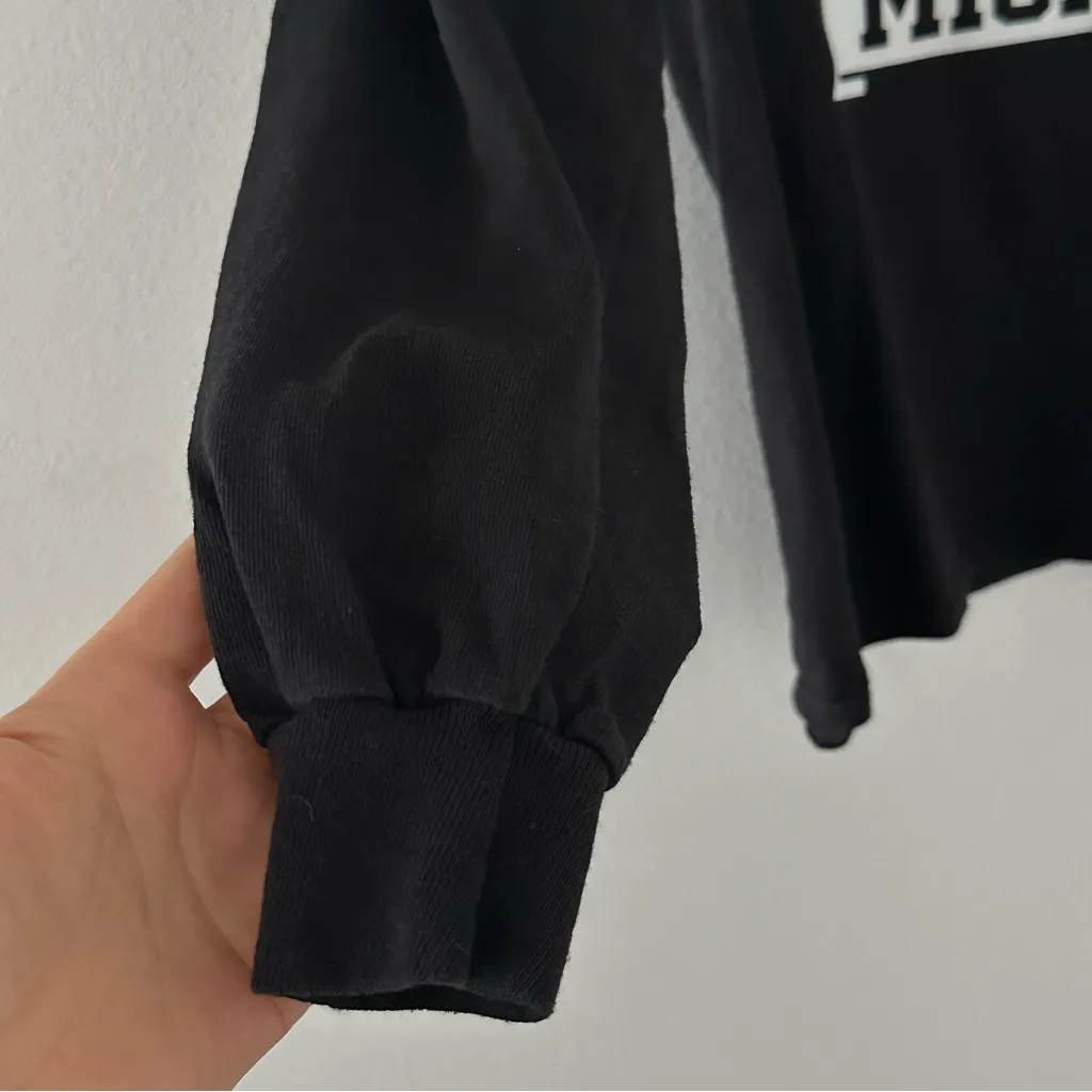 VINTAGE Classic MICKEY MOUSE Graphic T-Shirt DELTA PRO Weight Black Sz M Disney - Image 3