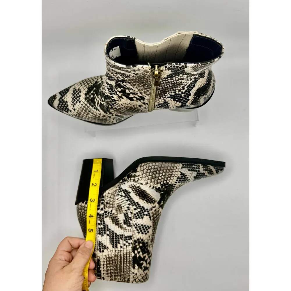 BLONDO western waterproof Elvina Bootie in Natural Snake 8.5 W - Image 5