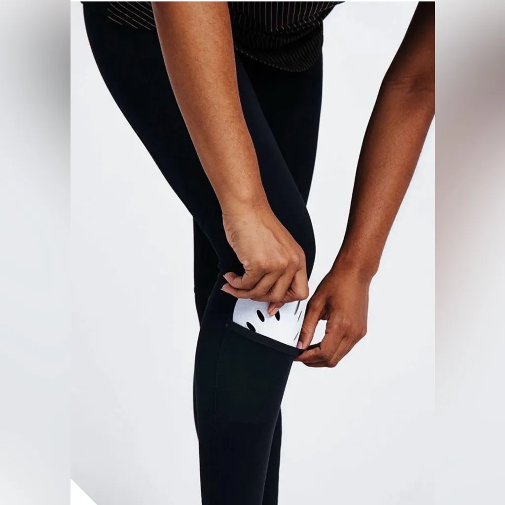 NWT Goal Five combo pocket shin guard leggings black size large - Image 2