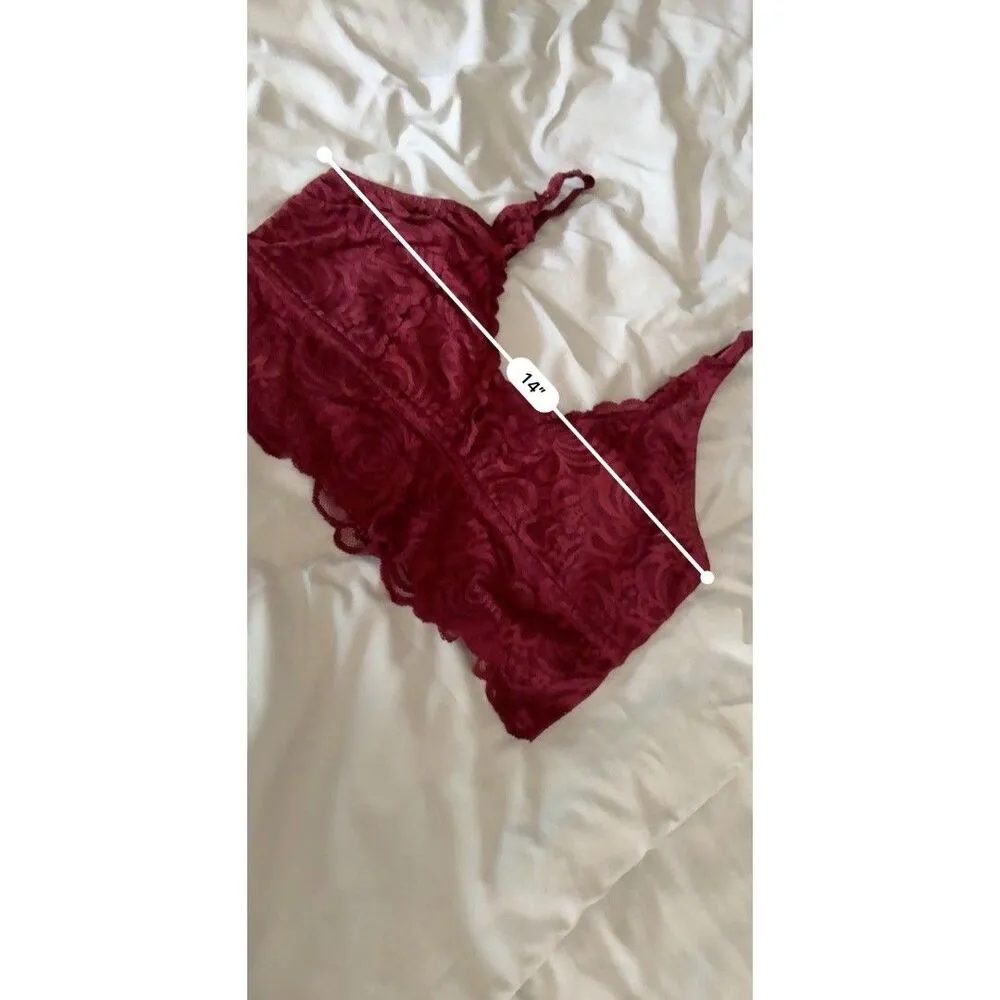 Flirtitue Lace Halter Top Bralette Women Seamless Large Trending Sexy  Linger - Image 8