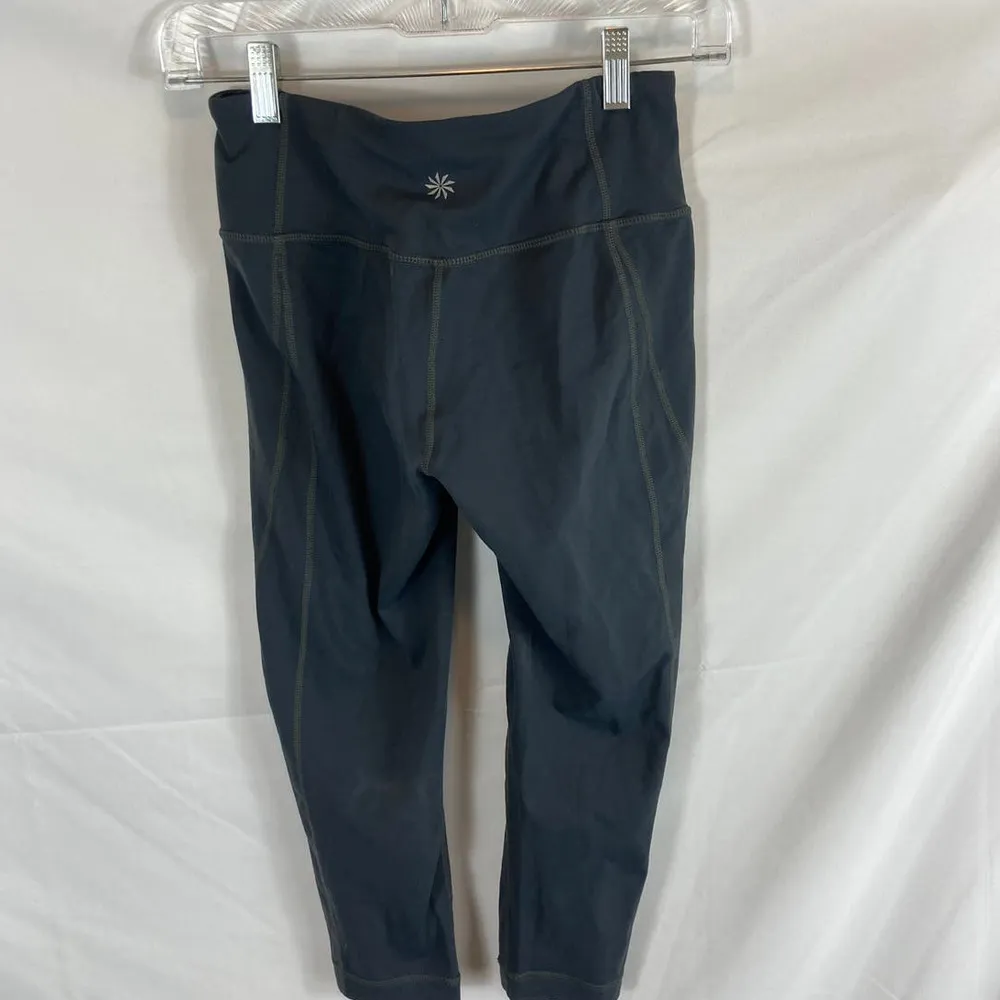 Athleta Revelation Workout Capri 921636 Gray Size Small - Image 6