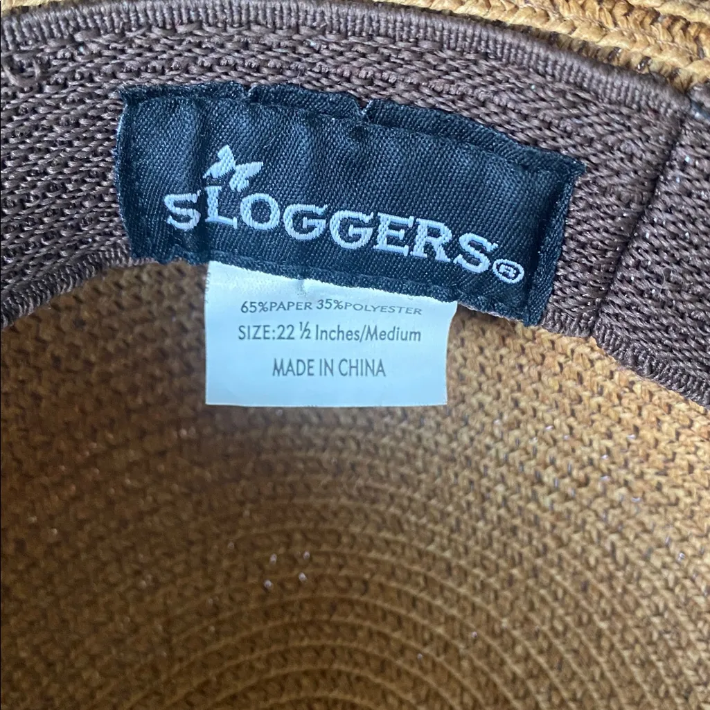 Sloggers Tan Wide-Brim Hat with Black Cord - Image 4
