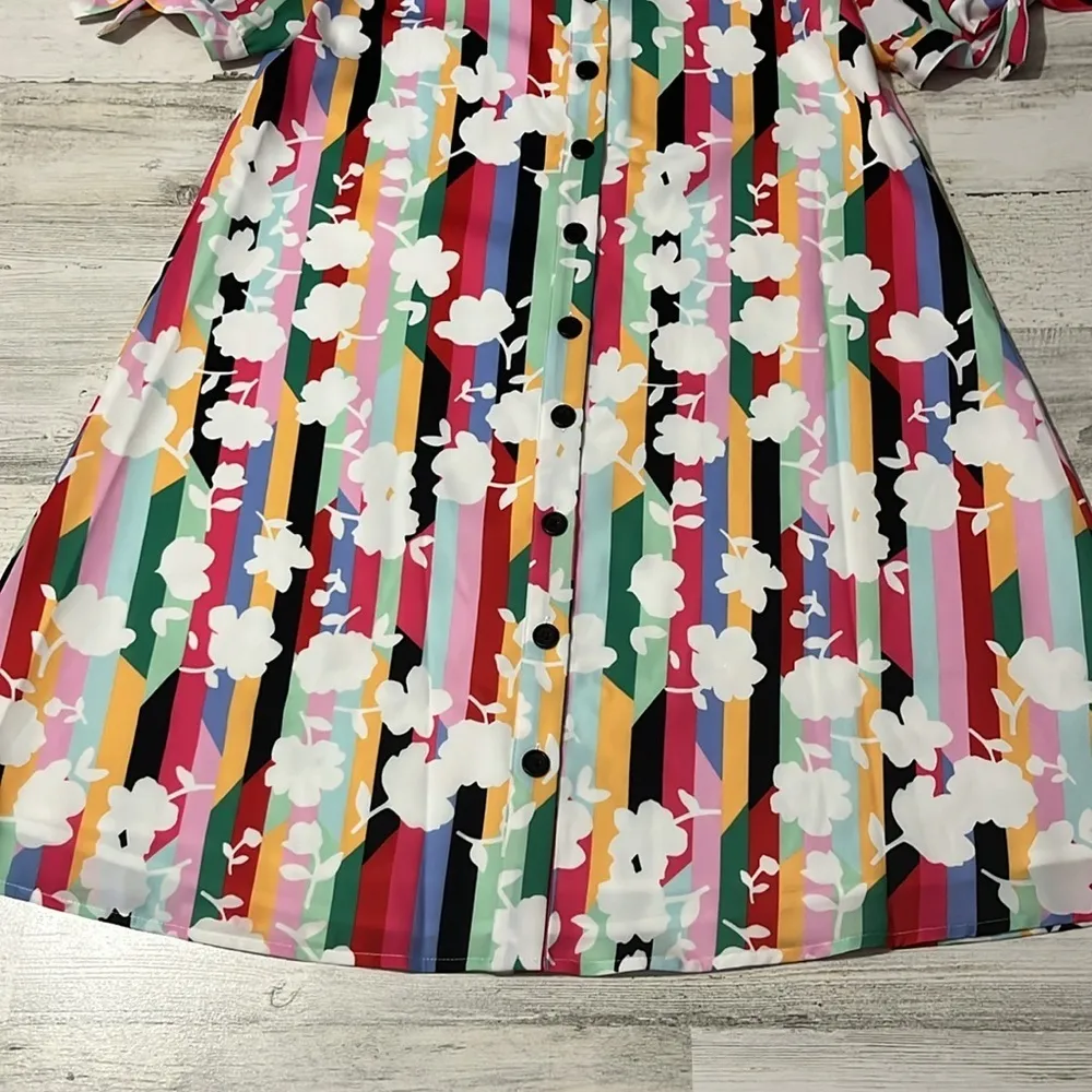 Crosby Faith Dress, Flowerbed. Size small.  NWT - Image 5