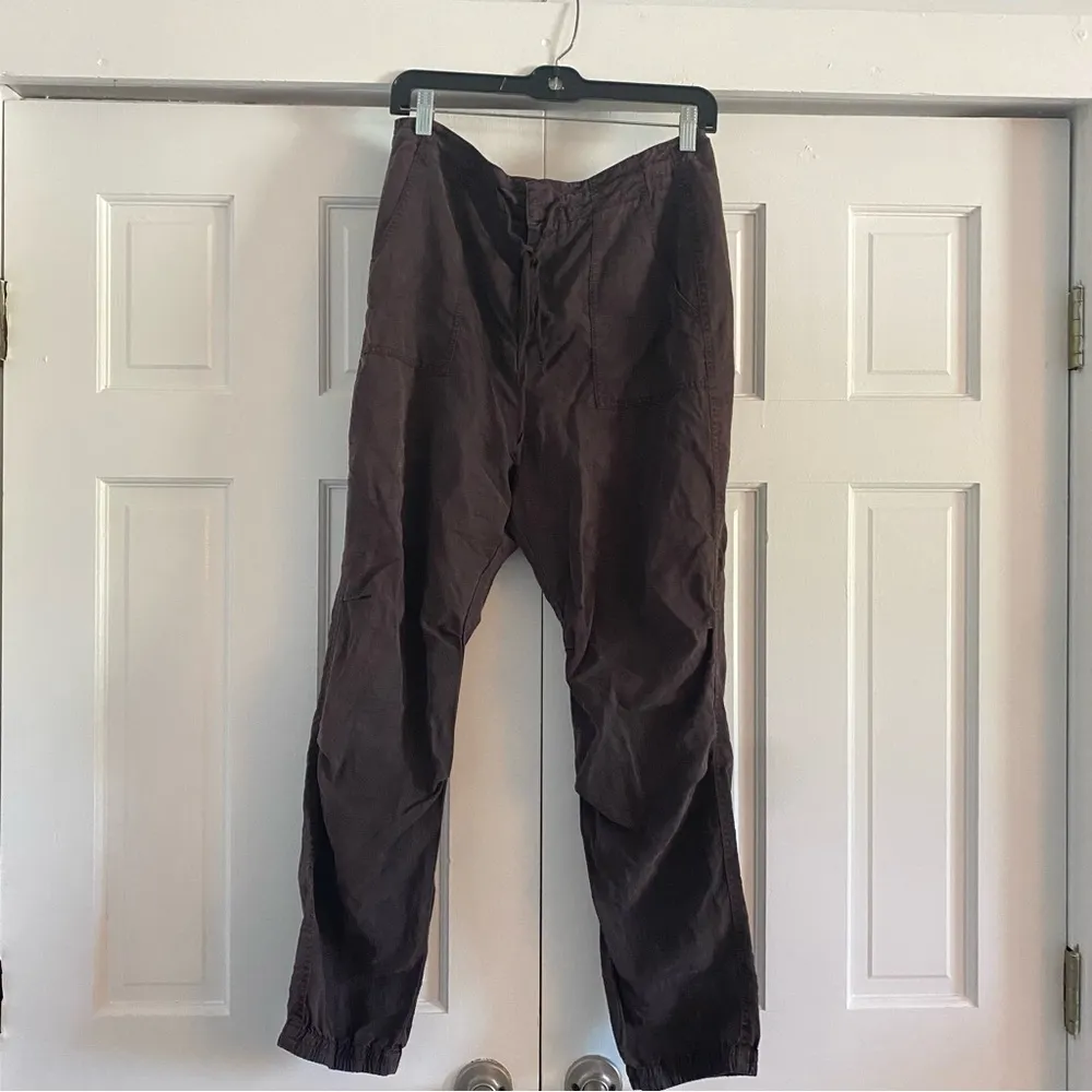 Anthropologie slouchy aviator Brown Pants - Image 2