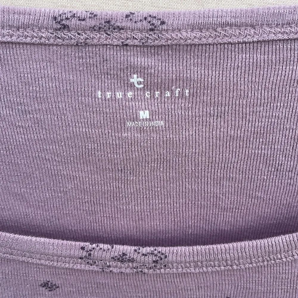 Comfy Purple Lightweight Knit Top - Image 4