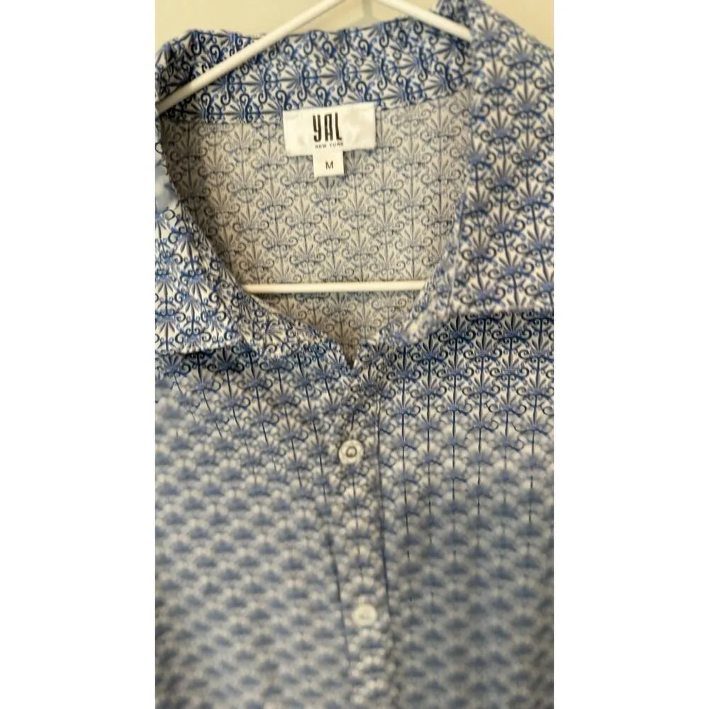 Yal New York Button Up Sweaterdress Modest Fashion Women's Size Medium 1780 Black - Image 8