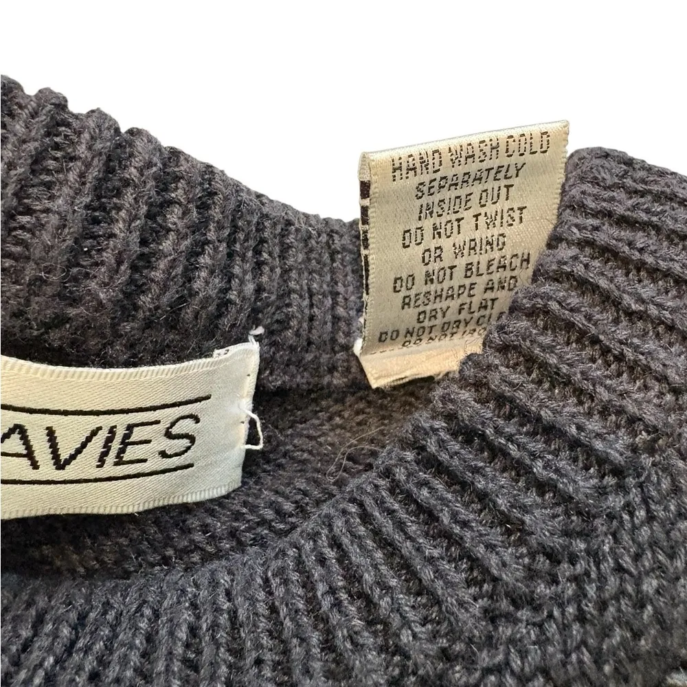 Vintage Rodeo Applique Cowgirl Sweater, Sz M Black Size M - Image 14