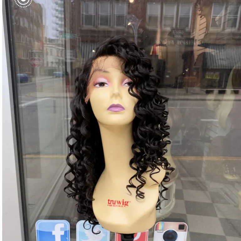 New YAAAAAAA FINALLY FCORONA WE BACK FULLACE WIG Black - Image 5