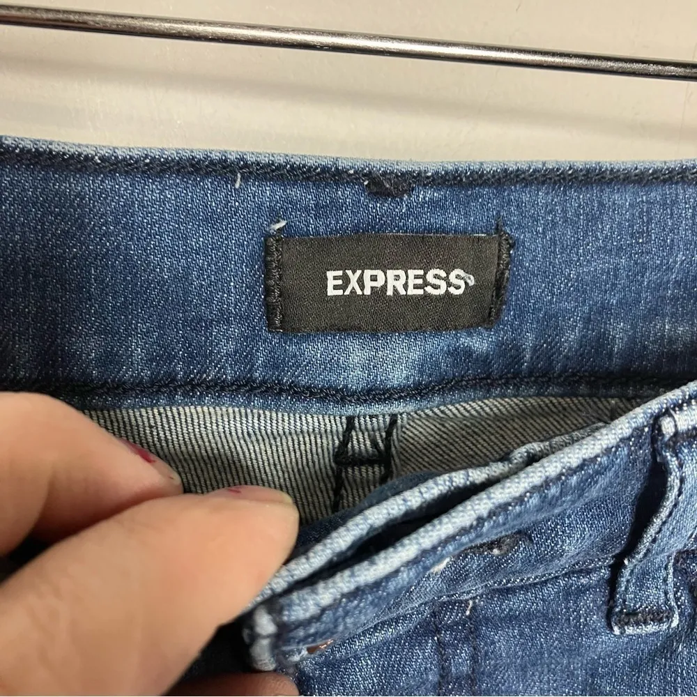 Express‎ Skinny High Rise Hyper Stretch Jeans size 2R - Image 2