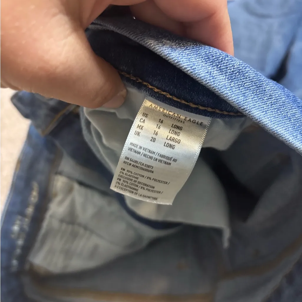 American Eagle Outfitters Curvy Super Hi-Rise Jegging Crop Skinny Jeans - Image 7