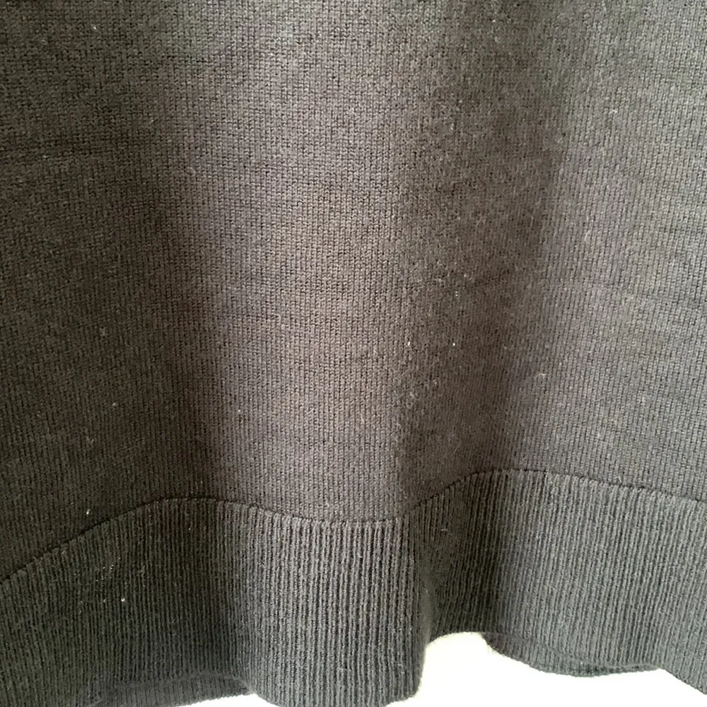 H&M black button down sweater jacket fitted and slightly cropped / Size XS - Image 8