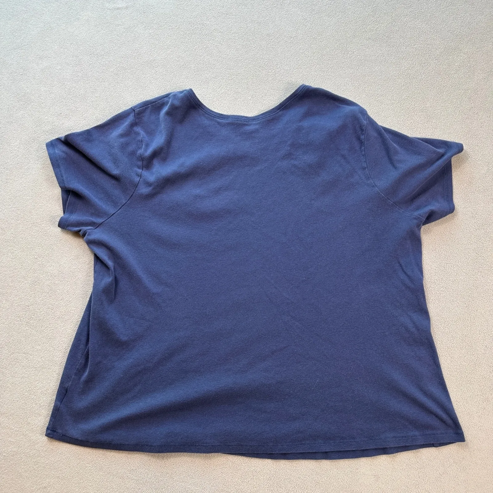 Disney Eeyore Moody Cloud T Shirt Women's Plus 26W 28WGraphic Navy Blue Cotton - Image 2