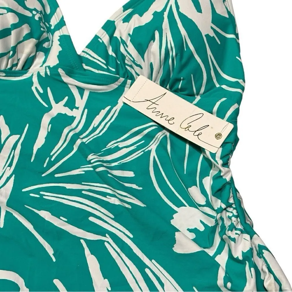 Anne Cole Floral Halter Tankini  Size Medium - Image 6