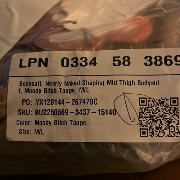 Shapewear Bodysuit Size M - Image 2