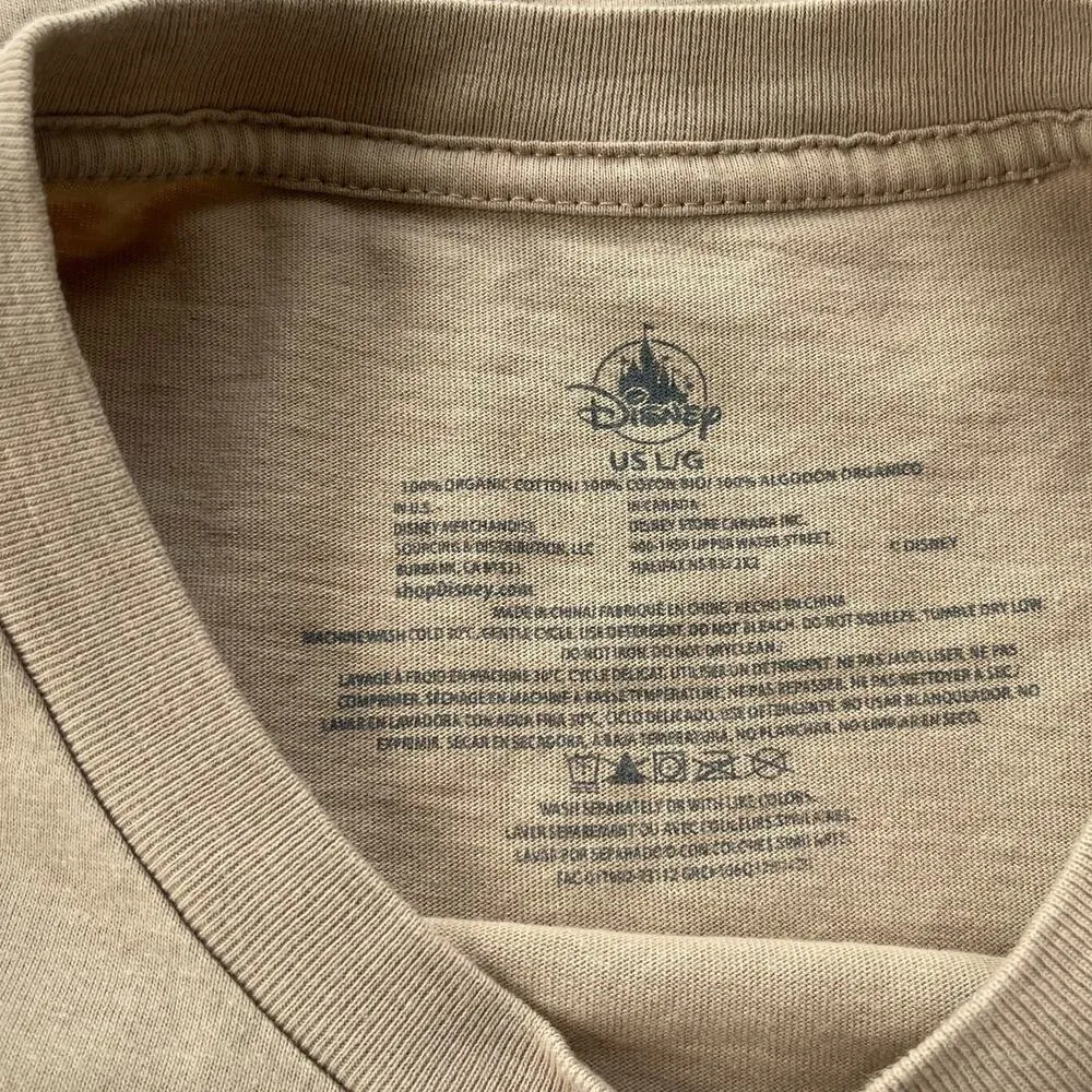 DISNEY Alice in Wonderland T-Shirt Womens Large Mushroom Be Kind Twee Goblin - Image 9