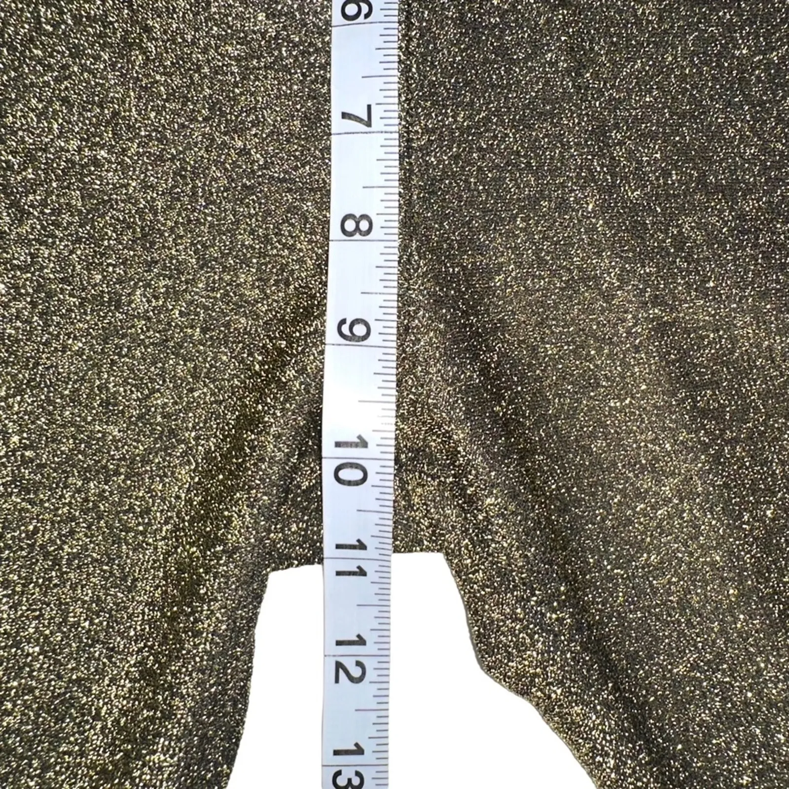 SLEEPER Saturn Metallic Gold Lurex Lounge Pants XL - Image 7