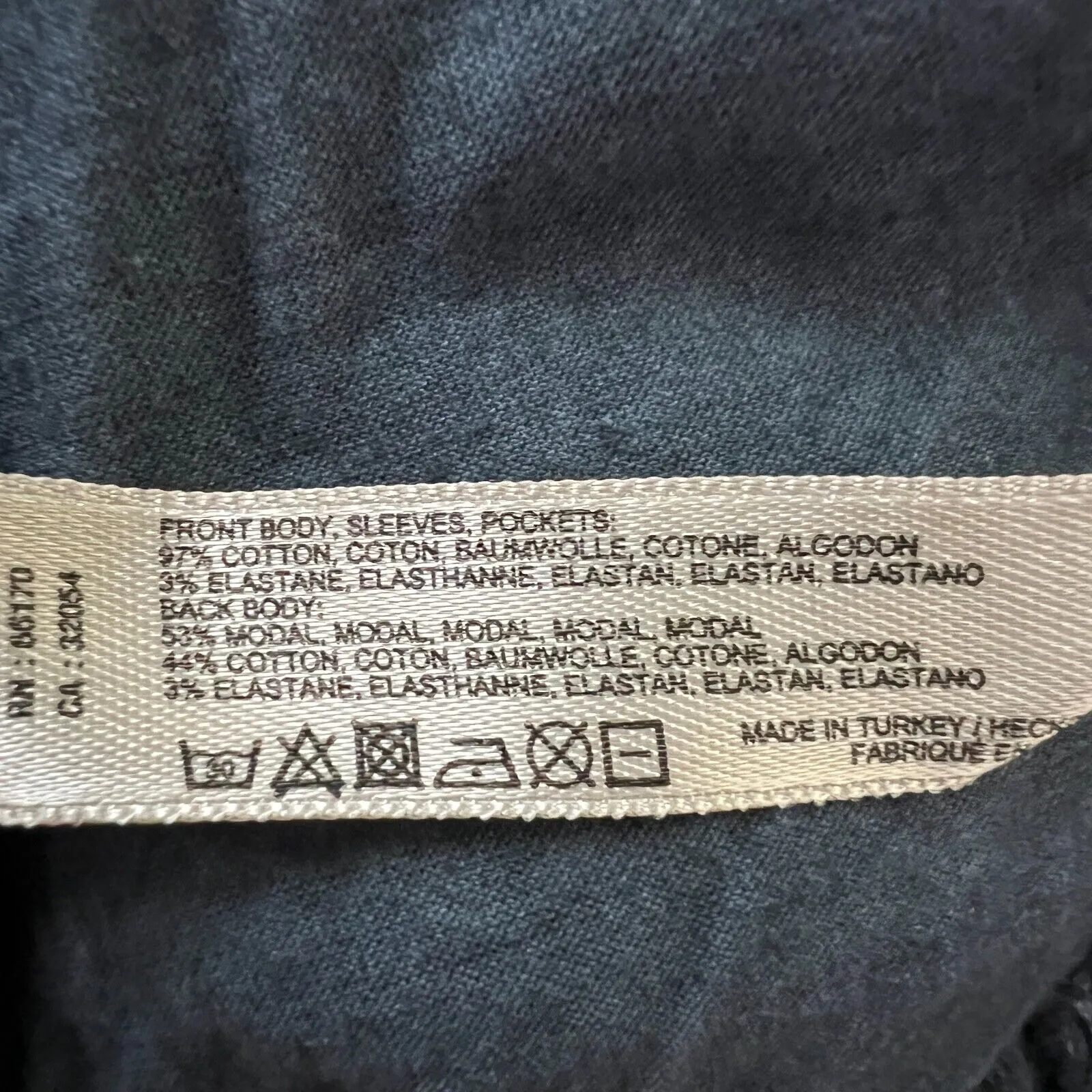 Anthropologie Saturday Sunday Shirt Womens Small Blue‎ Open Laser Cutout Lounge - Image 7