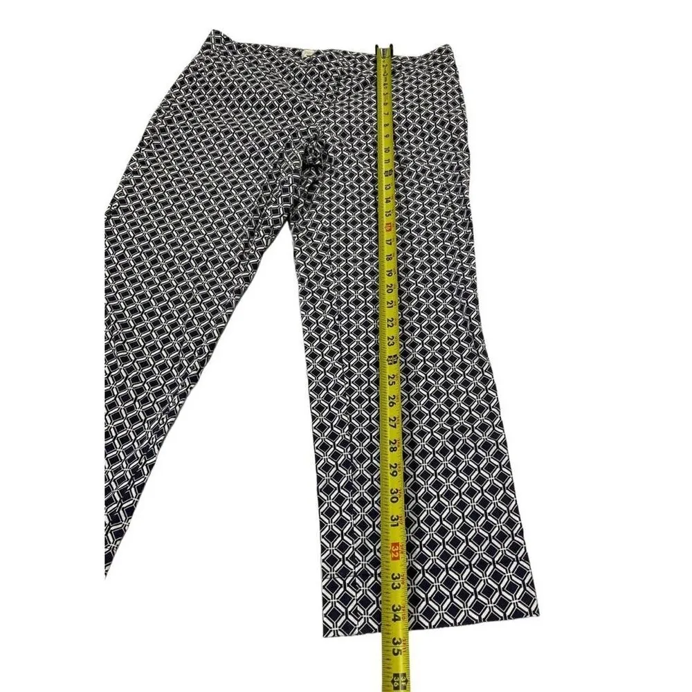 Laundry by Shelli Segal Women Size 10 Blue Ankle Pants H1-642 - Image 6