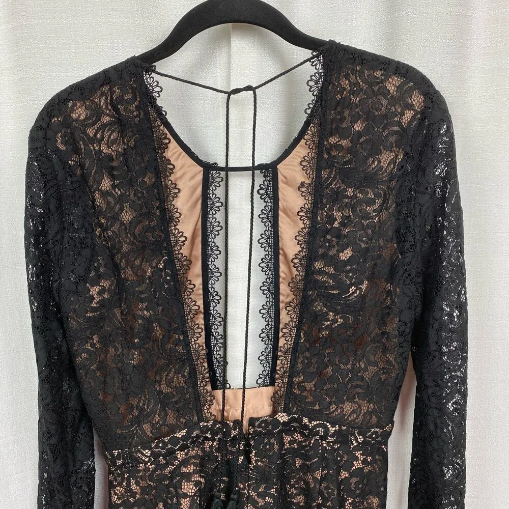The Jetset Diaries Black Lace Zodiac Mini Dress Sz.M NWT - Image 13