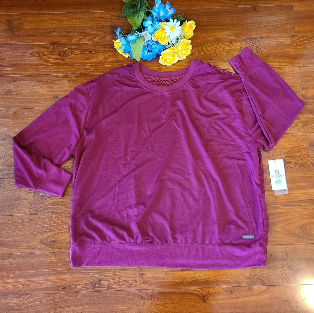 Nine West Active Maroon Top Size 2X - Image 3