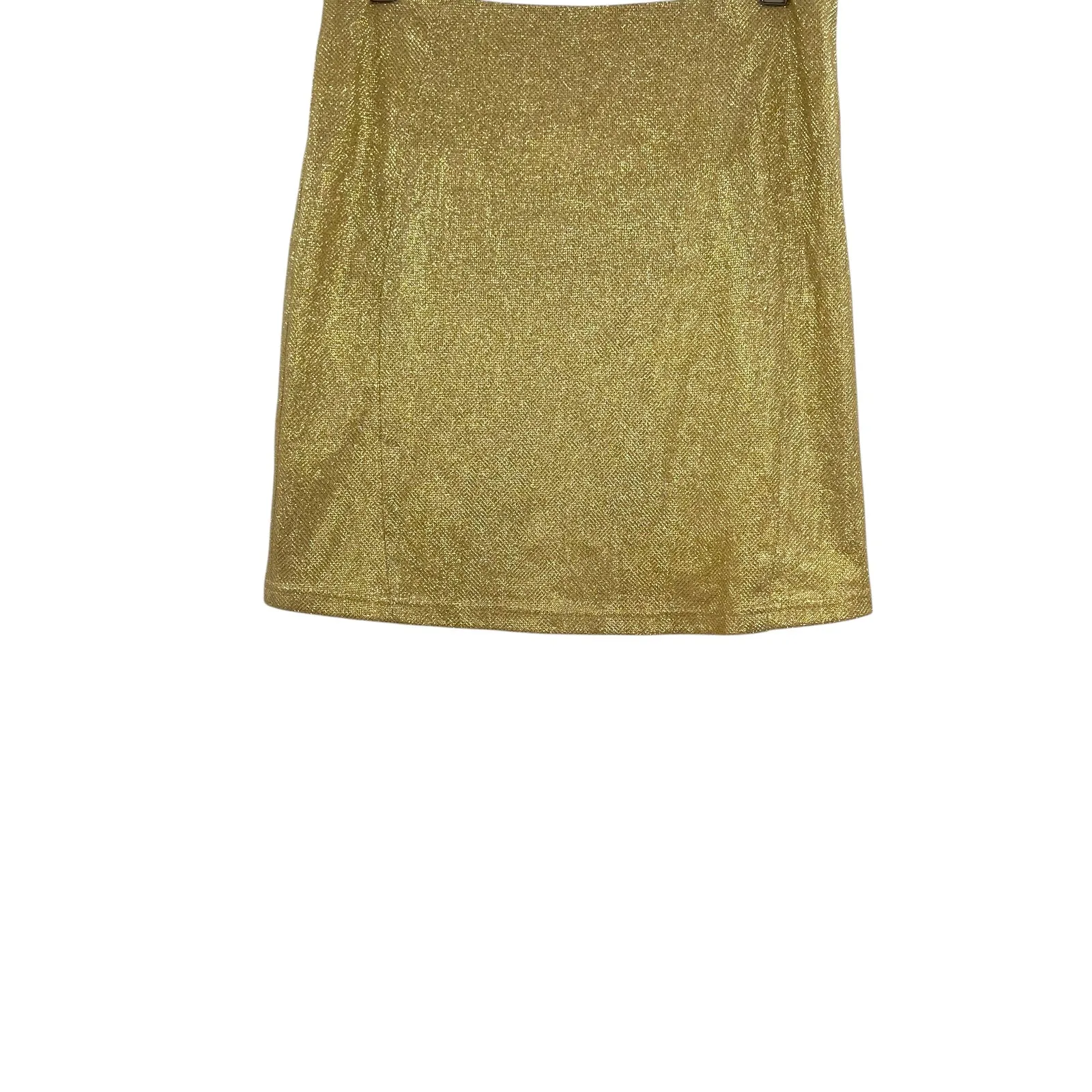 Babyboo‎ Fashion Patrice Skirt Mini Gold Glitter Size Large - Image 4