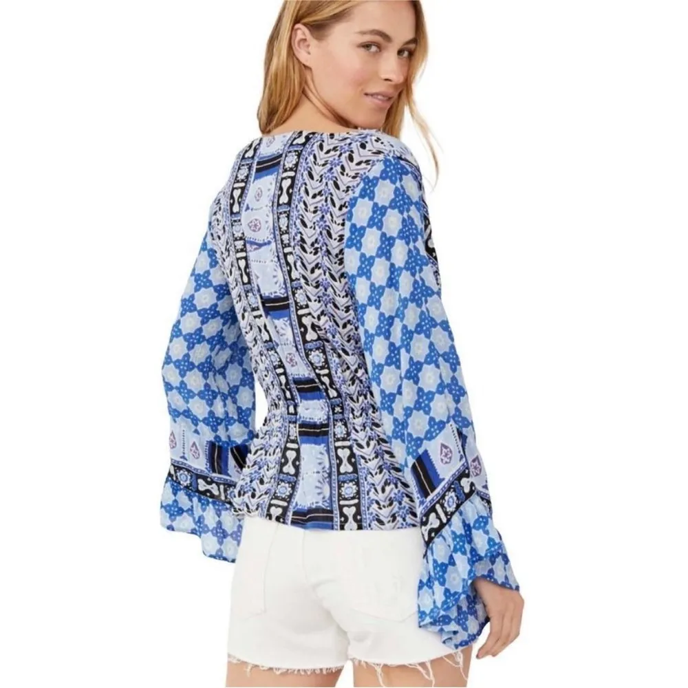 Free People Rosalie Wrap Top - Image 2