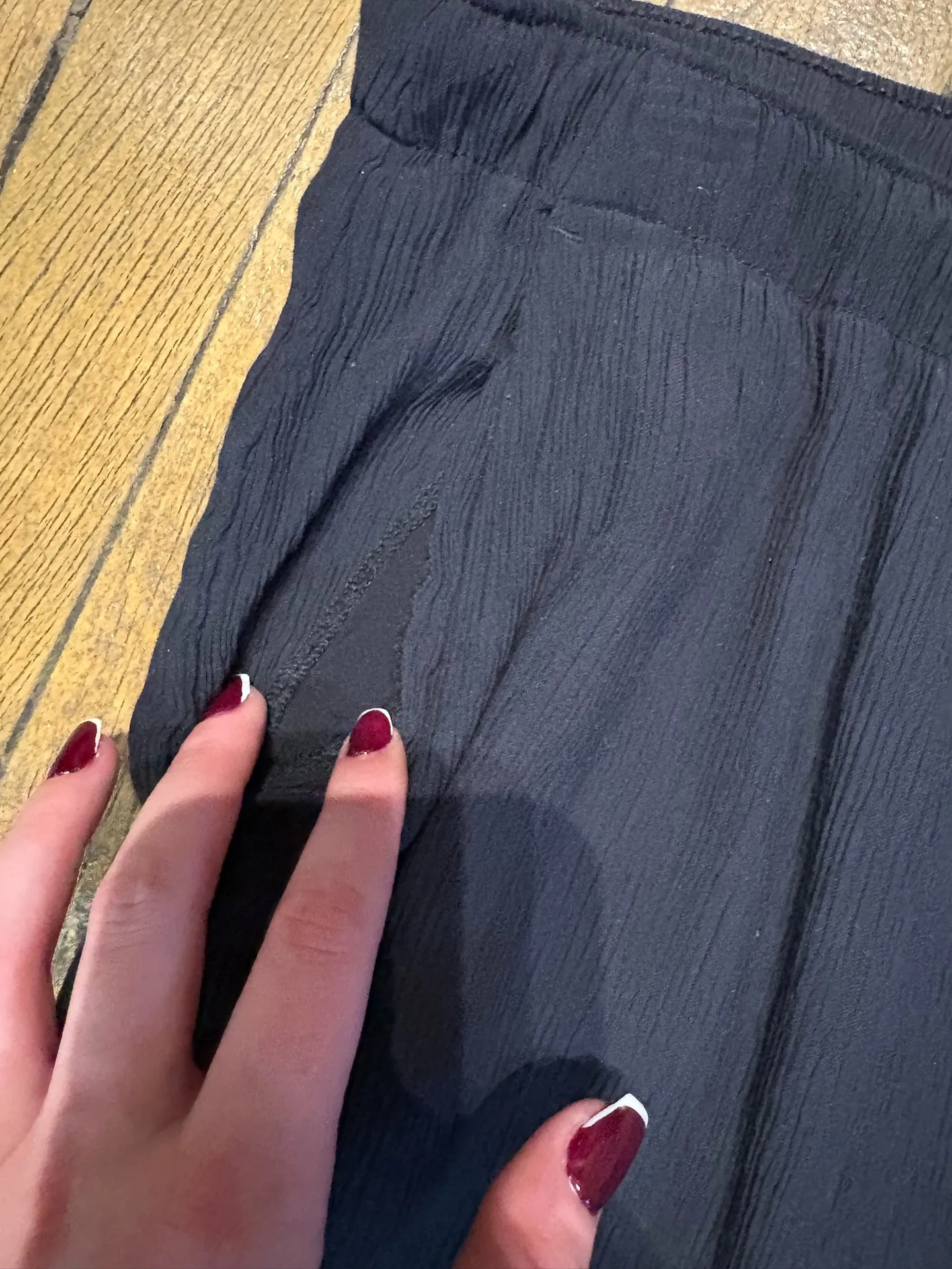 Abercrombie Crinkle Textured Pull-On Pants - Image 4