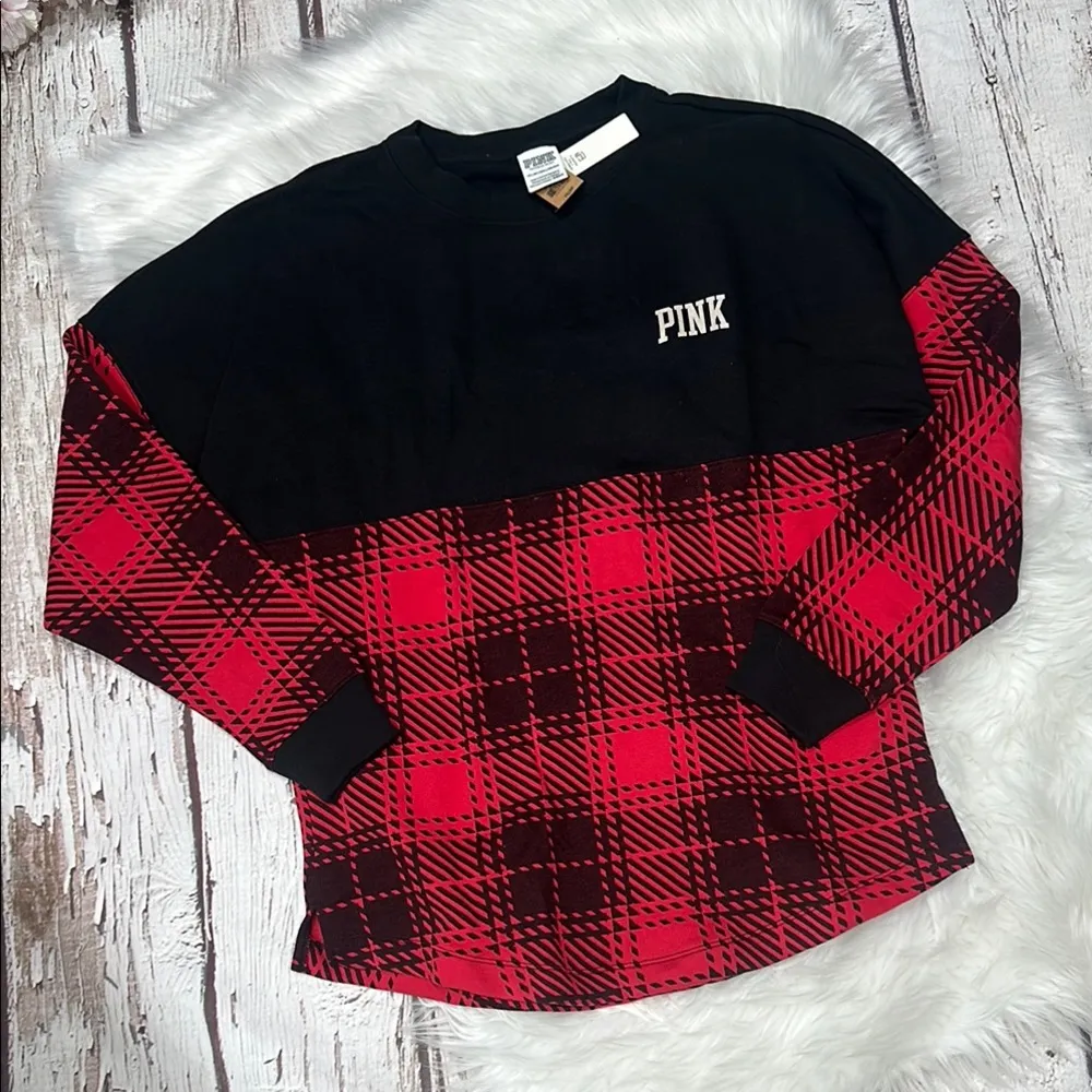 PINK Victoria's Secret Kids Plaid Shirt - Image 3