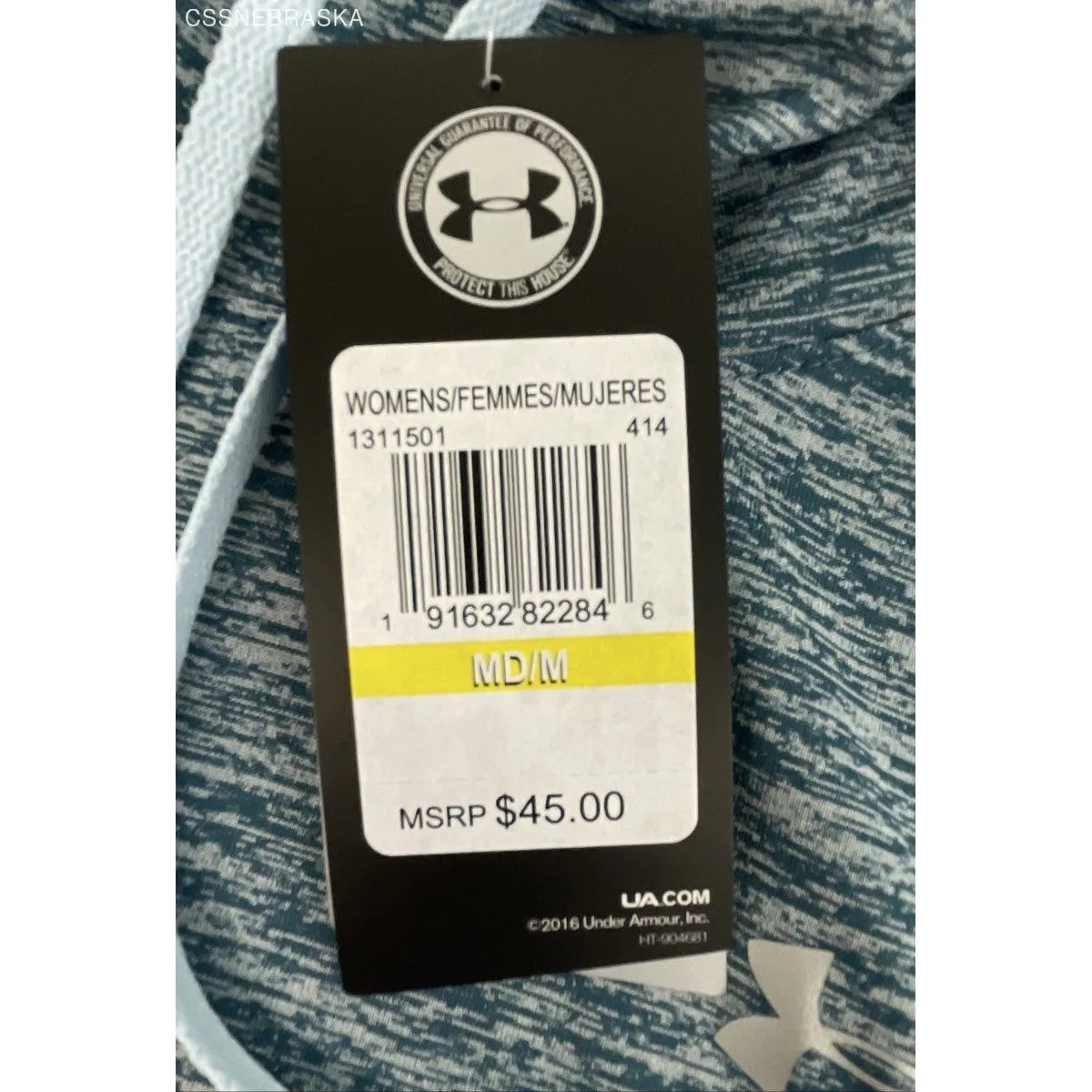 Under Armour Blue Women's Active Running Hooded Top‎ - Size Medium - Image 3