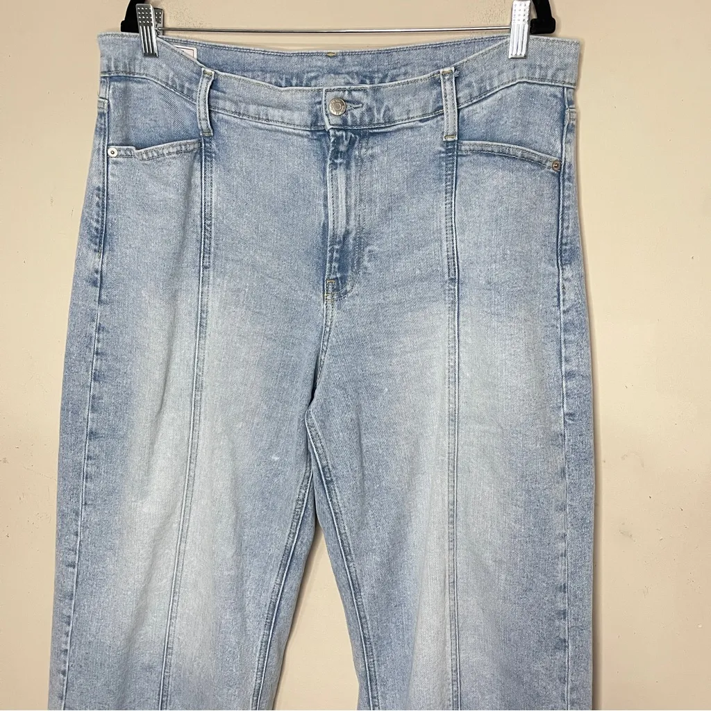GAP High Rise Stride Light Wash Jeans, Size 16 Short - Image 5