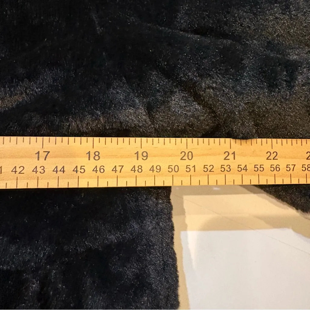 Ambiance Outwear faux fur teddy bear women's jacket size S Black - Image 5