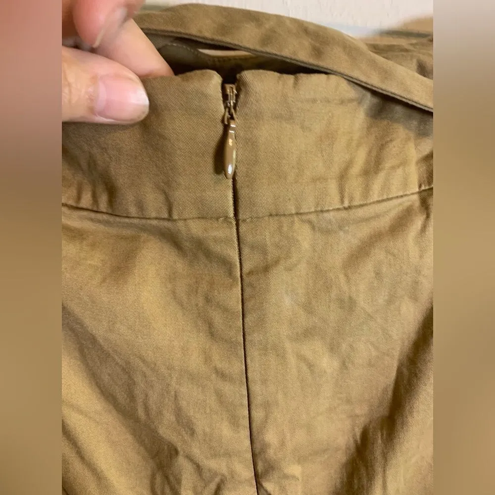 MAJORELLE Baldwin tan mini skirt size  XL - Image 8