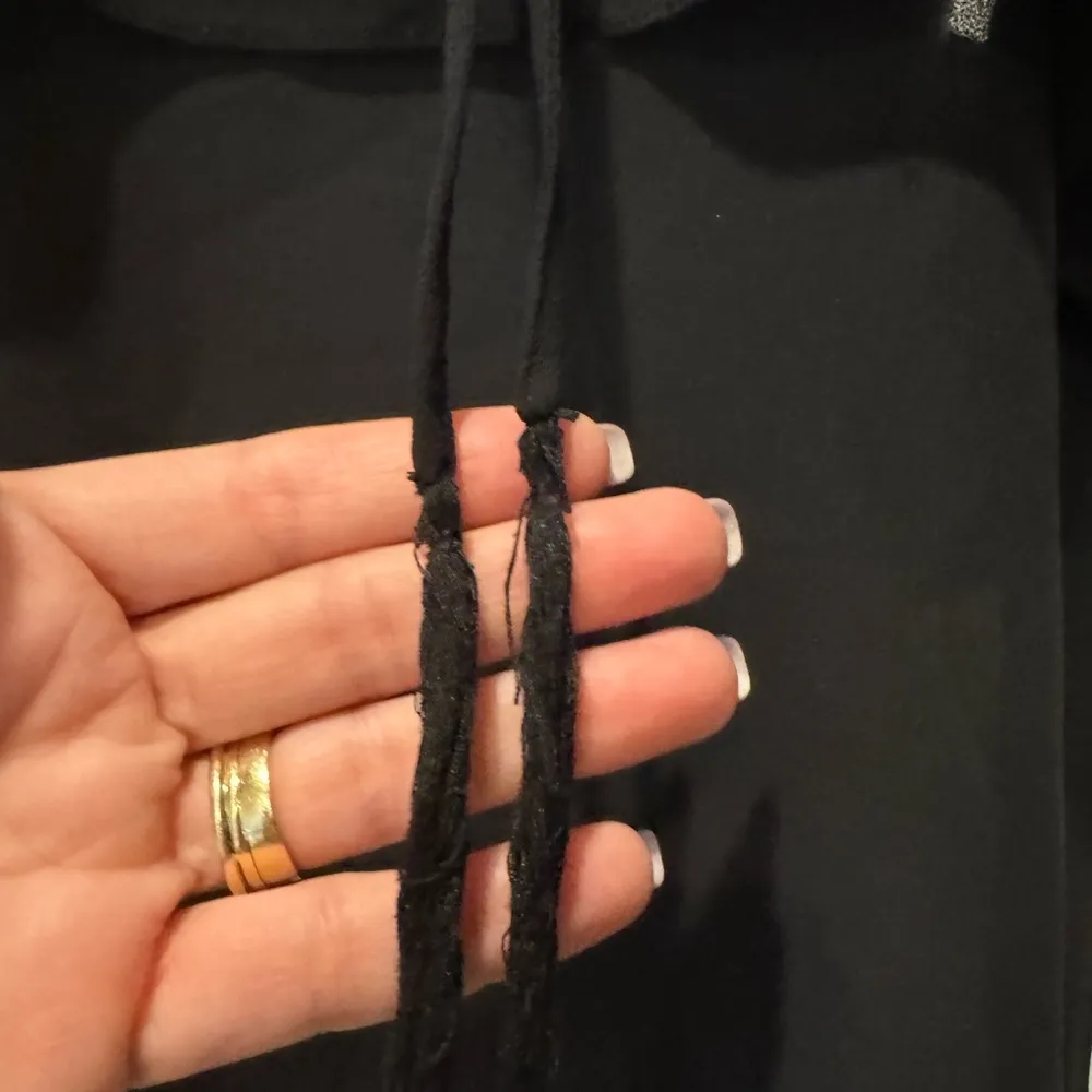 Casual Land Black Layered Cami Top Size S Whimsigoth Y2K Office Chic - Image 4