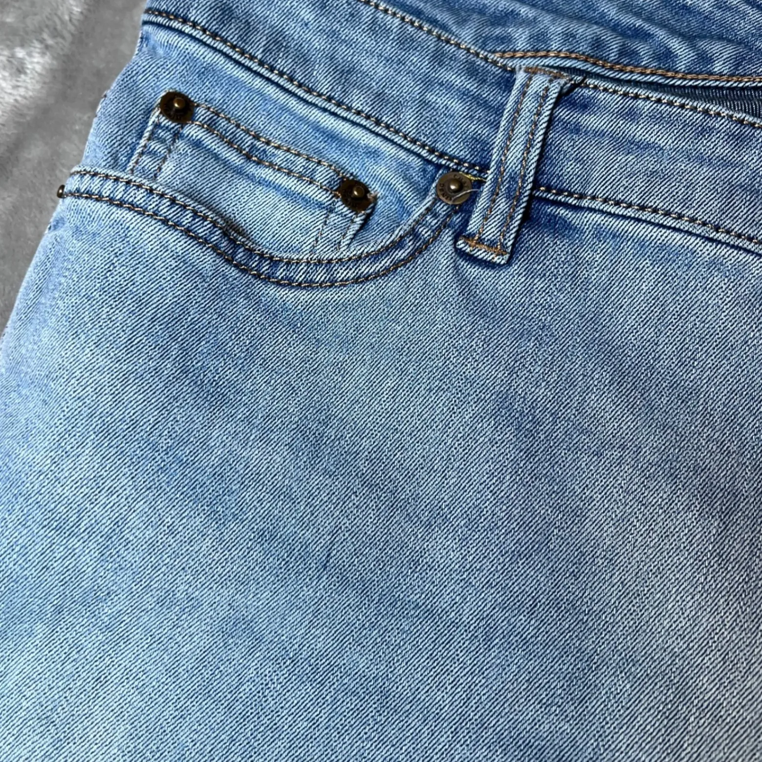 Chaps Daniella Slim Leg Blue Jeans Womens 12 Denim Comfy Casual Street Style - Image 11