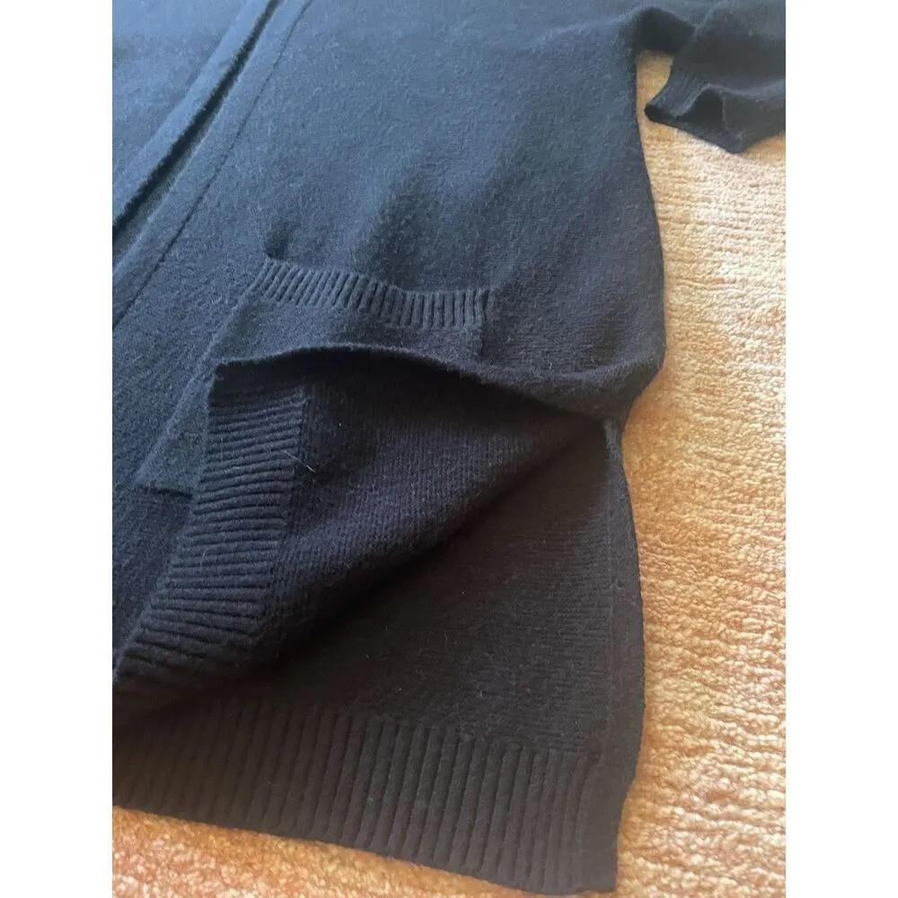 Workshop Republic Women’s Black Open Front Hoodie Soft 2 Pockets Cardigan 1X - Image 5