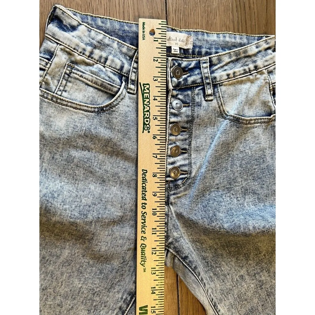 Anthropology‎ Altard State Jeans Womens Size XS Denim Mid Rise Flare Hippie - Image 8