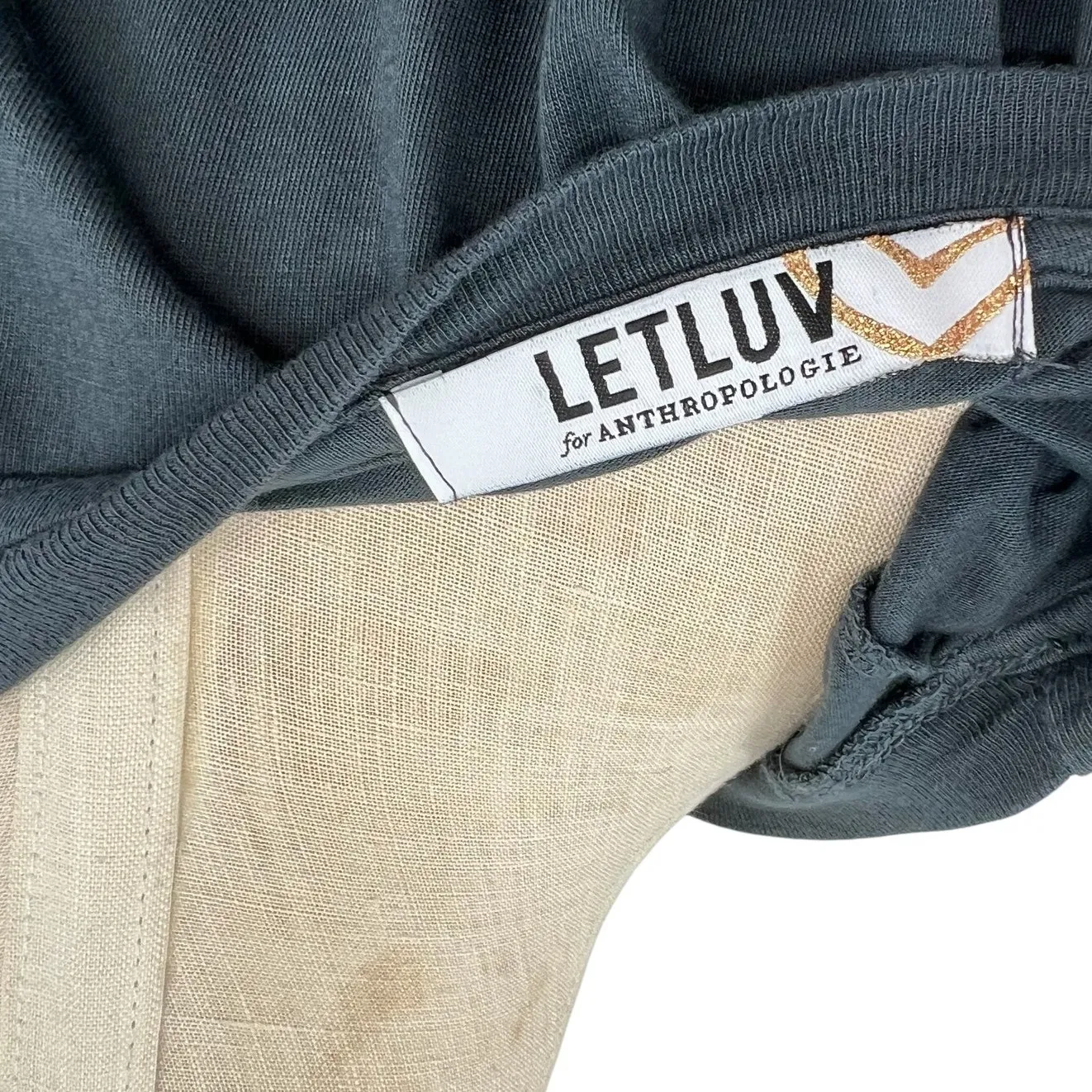 Anthropologie Letluv Elton John‎ Graphic Tee Band Music Gray Size XS - Image 10