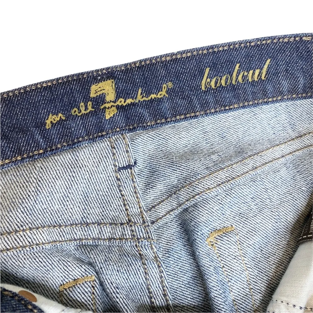 new ® ☯︎︎ Gold Medallion Embroidered Bootcut Jeans ☯︎︎ NY Dark - Image 11