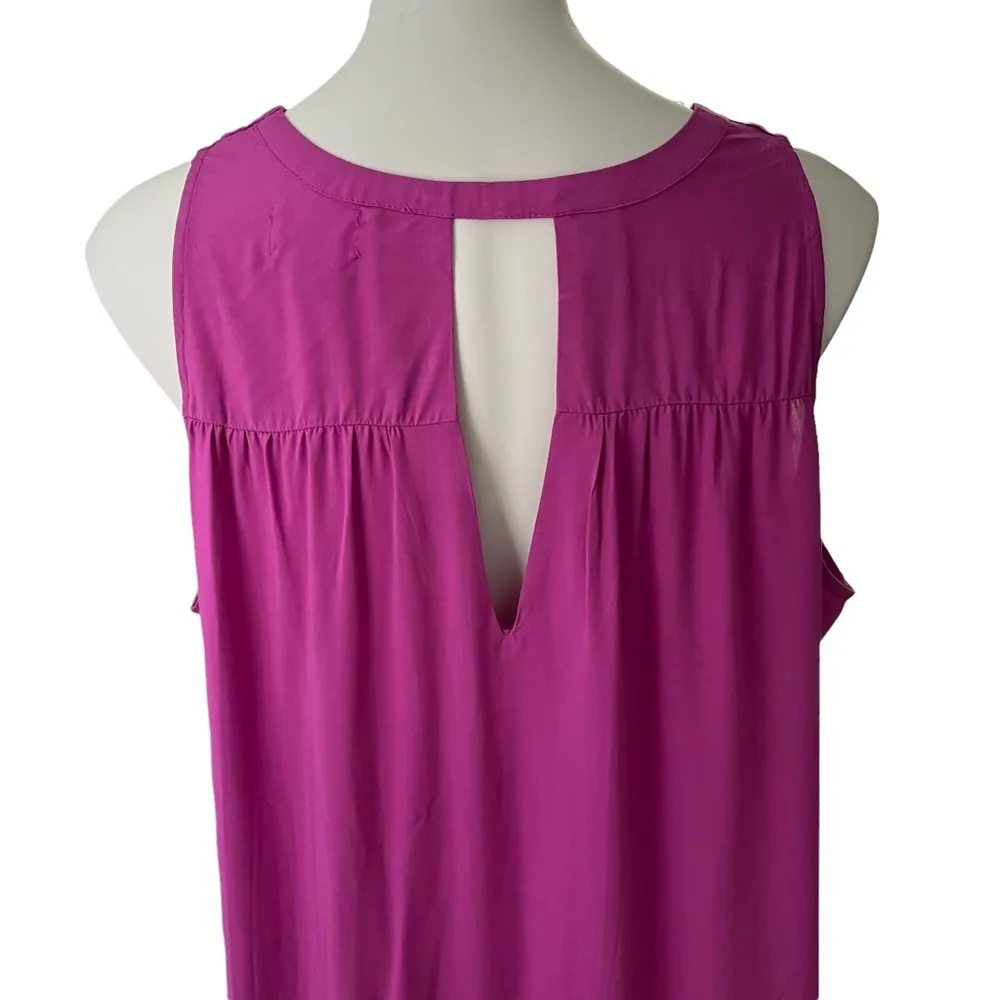 NWT, Old Navy Keyhole Back V-Neck Front Sleeveless Hi-Low Shift Dress, XXL Tall - Image 9