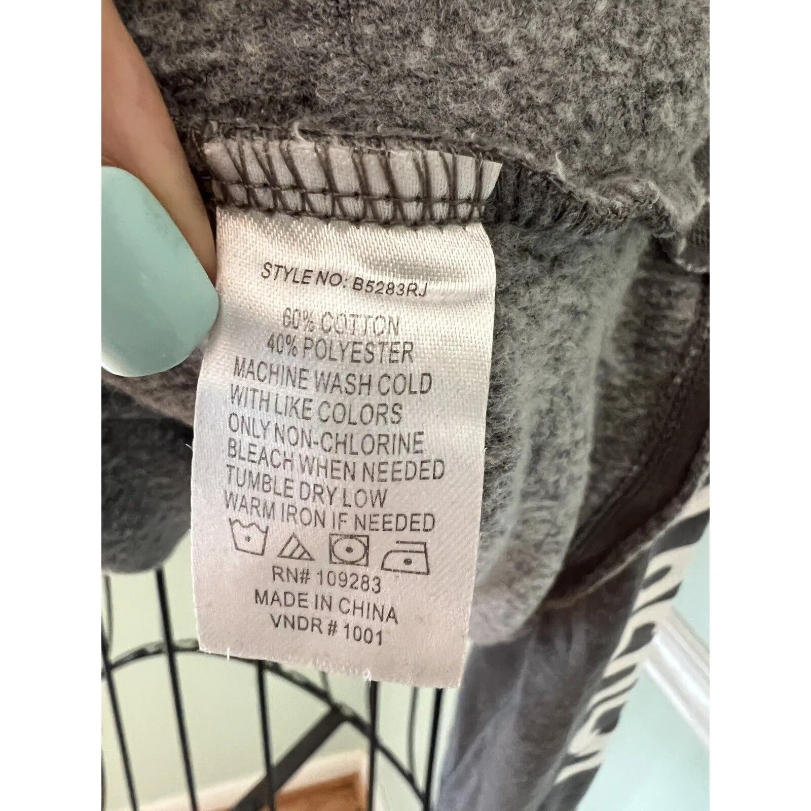 Ron Jon Surf Shop Womens M Ft. Myers‎ Beach Hoodie Tie Sweatshirt Front Pocket Size M - Image 6