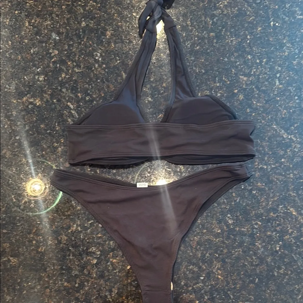 Amazon Black Halter Bikini Swimwear - Image 3