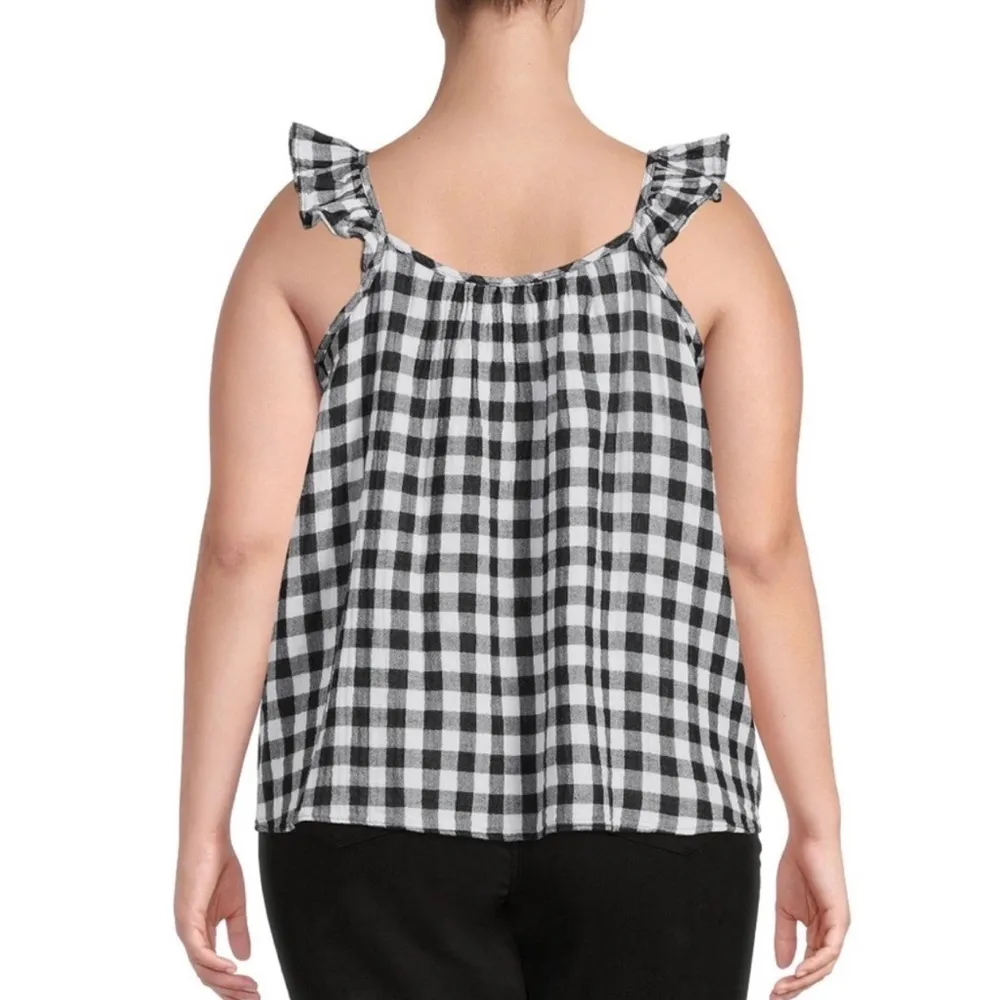 NWT Terra & Sky Ruffle Strap Tank Size 2X 20W-22W - Image 4
