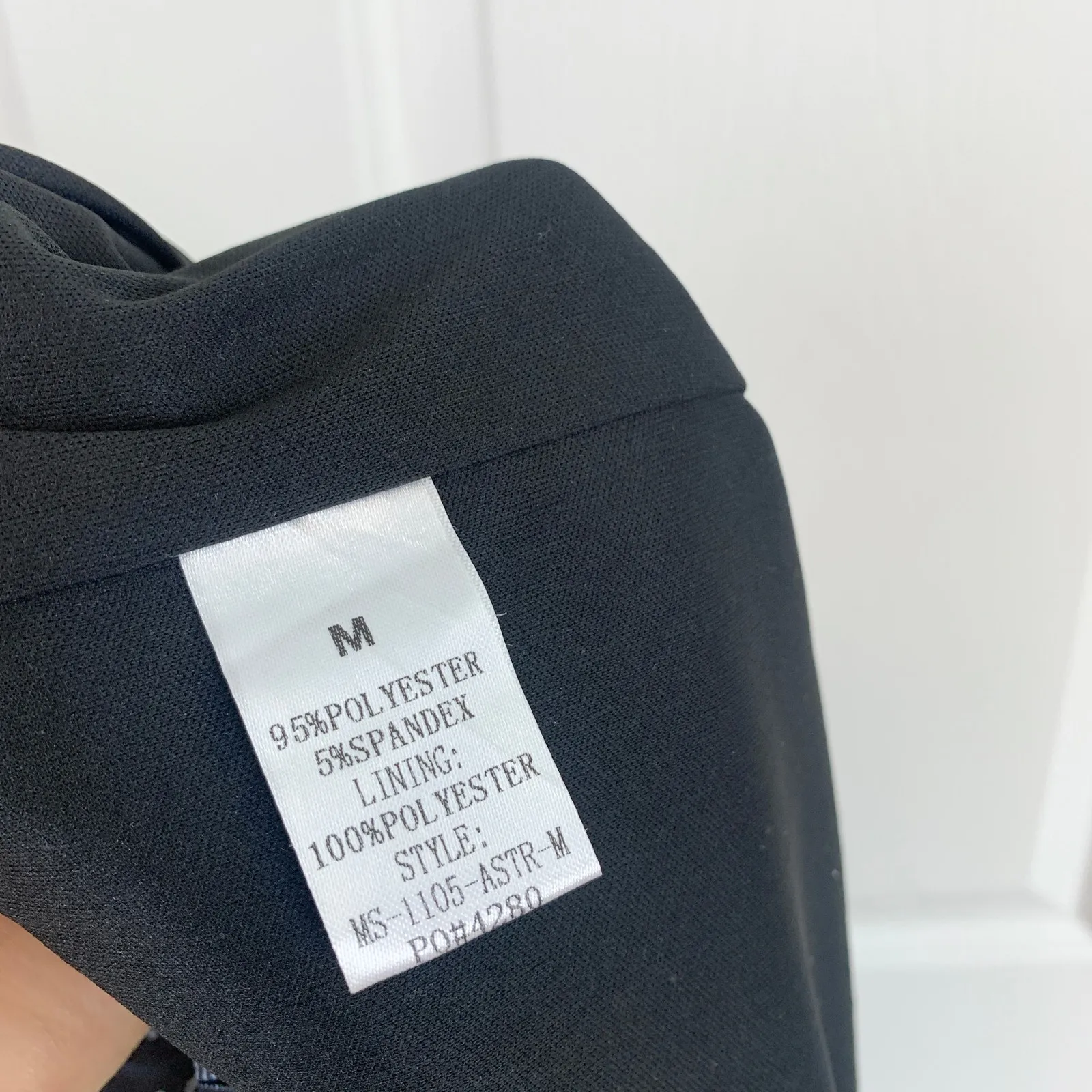 Dressed in LALA High Rise Interstellar Astronaut Wide Leg Plisse Pant Medium Black - Image 7