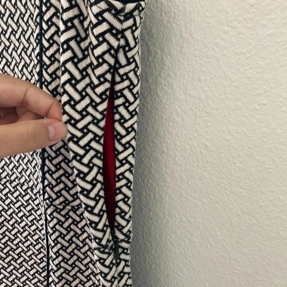 Lands' End Knit Basket Weave Patterned Dress - Image 4