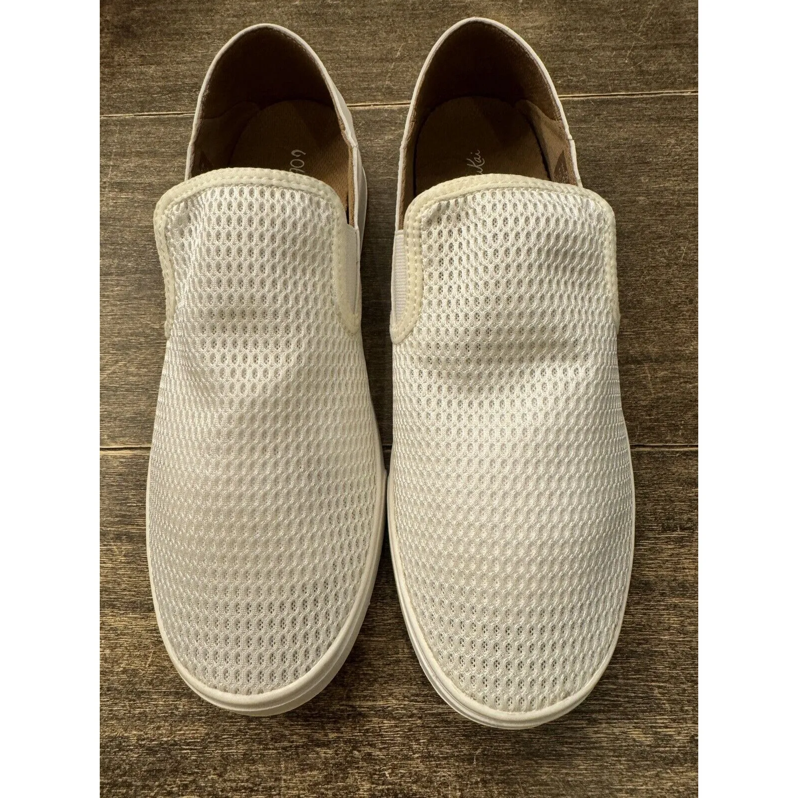 Olukai Pehuea‎ Bright White Sneaker Slip - Image 2