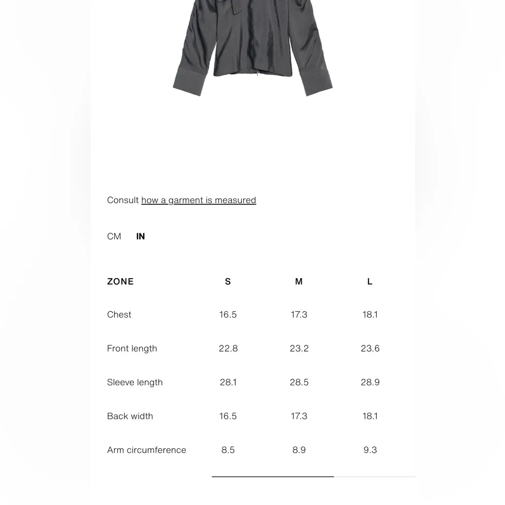 Zara NWT gray cinched waist asymmetrical bow tie cold shouldering sleeve blouse - Image 10