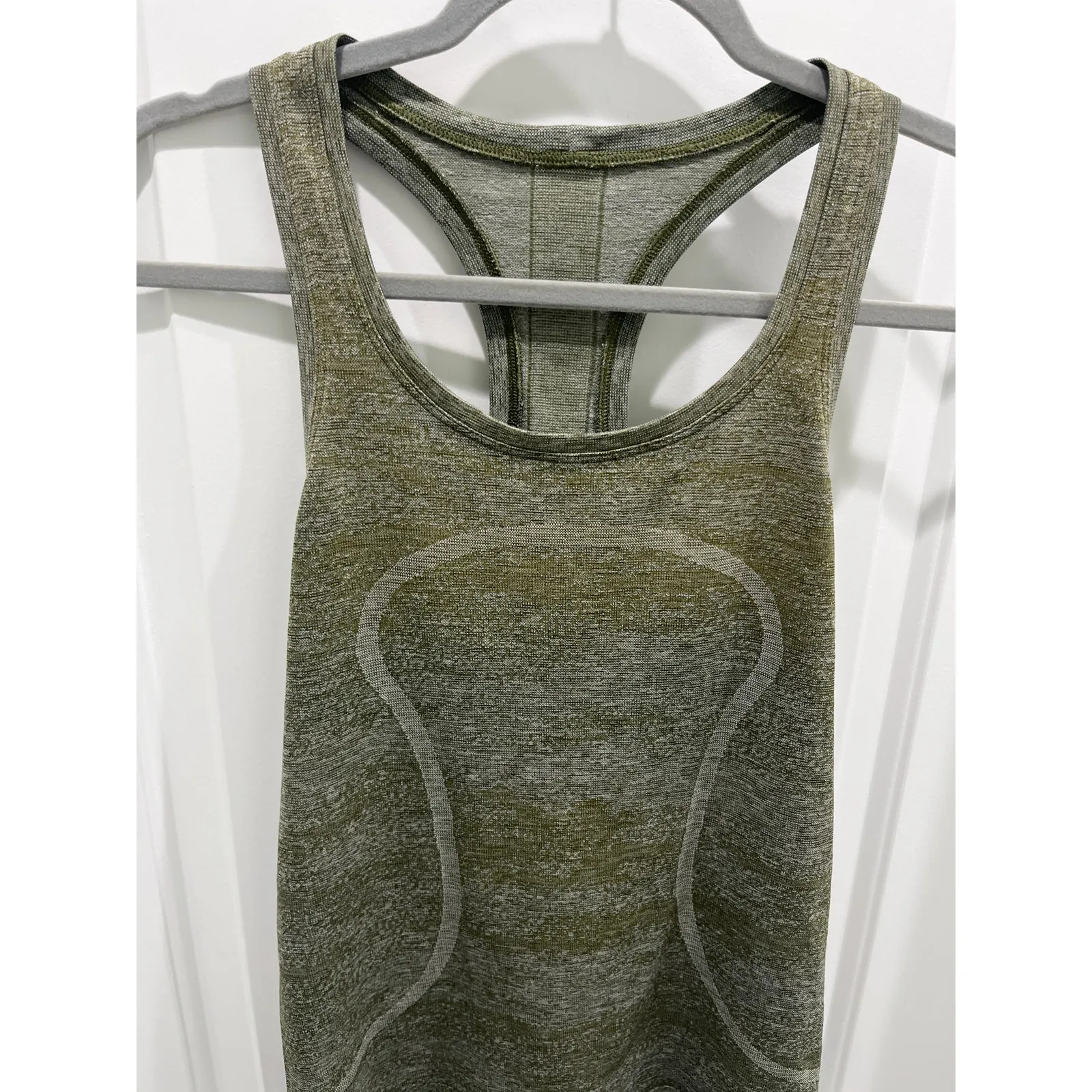 Lululemon Swiftly Speed Racerback Field Green Tank Top Sz S - Image 3