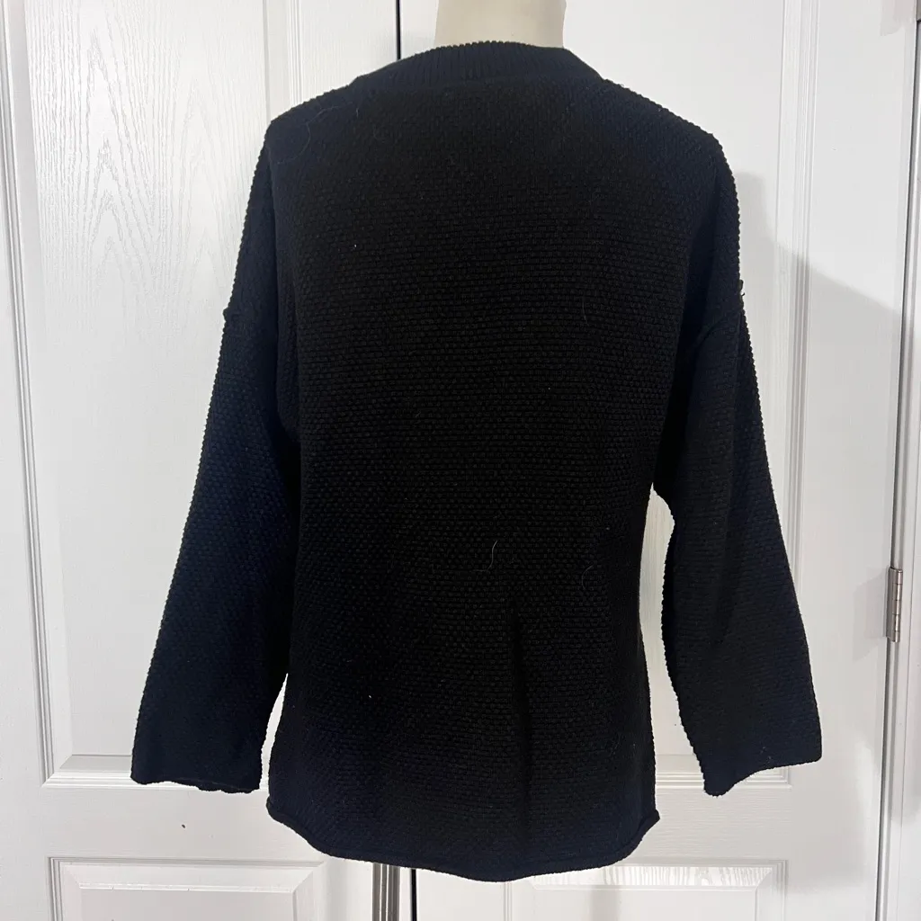 Heyson Cotton Blend Knit Sweater with Buttons - Image 4